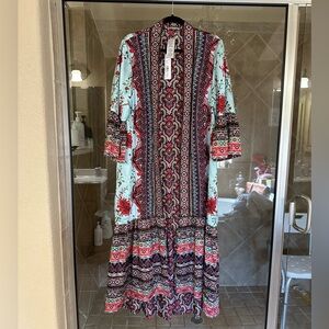 New with tags XS/S Alice + Olivia reversible open front kimono